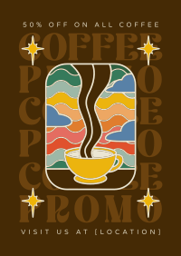 Coffee Cup Promo Poster Image Preview