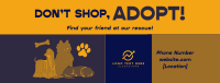 Pet Adoption Collage Facebook cover Image Preview