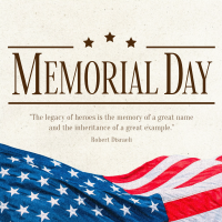 Modern Minimalist Memorial Day Instagram post Image Preview