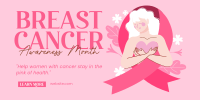 Fighting Breast Cancer Twitter post Image Preview