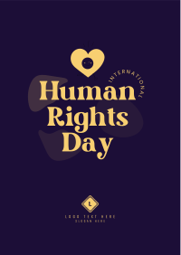 International Human Rights Day Flyer Design