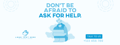 Ask for Help Facebook cover Image Preview