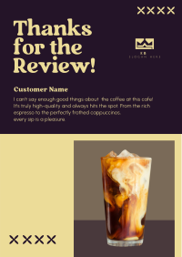Elegant Cafe Review Flyer Design