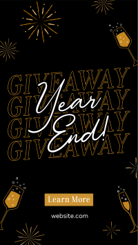 Year End Giveaway YouTube short Image Preview