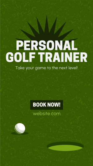 Golf Training Facebook story Image Preview