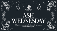 Rustic Ash Wednesday Facebook Event Cover Image Preview