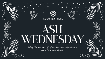 Rustic Ash Wednesday Facebook event cover Image Preview