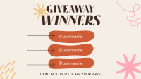 Congratulations Giveaway Winners Facebook Event Cover Image Preview