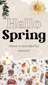 Hello Spring Instagram Story Design