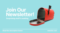Join Our Newsletter Facebook Event Cover Design