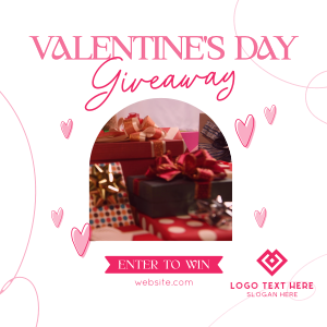 Valentine's Day Giveaway Instagram post Image Preview