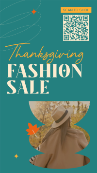 Retail Therapy on Thanksgiving Whatsapp Story Design