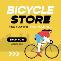 Modern Bicycle Store Instagram post Image Preview