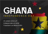 Ghana Special Day Postcard Design