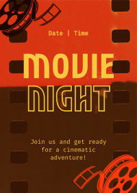 Movie Film Night Flyer Design