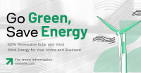 Solar & Wind Energy  Facebook Ad Design