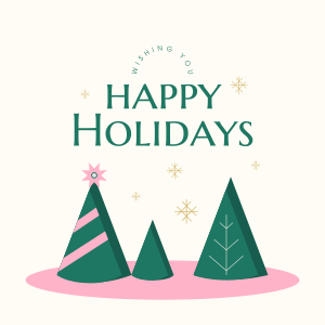 Happy Holidays Instagram Post Image Preview