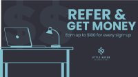 Refer And Get Money Facebook event cover Image Preview