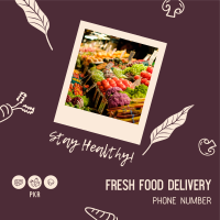 Fresh Food Delivery Instagram post Image Preview