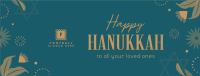 Elegant Hanukkah Night Facebook Cover Design