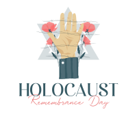 Remembering Holocaust Facebook Post Design