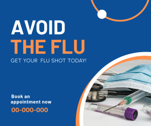 Get Your Flu Shot Facebook post
