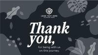 Organic Thank You Animation Design