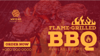 Barbeque Delivery Now Available Facebook Event Cover Design