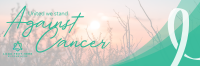 Stand Against Cancer Twitter Header Design