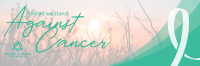 Stand Against Cancer Twitter header (cover) Image Preview