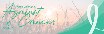 Stand Against Cancer Twitter header (cover) Image Preview