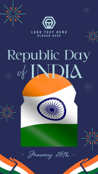 Indian National Republic Day Facebook Story Design
