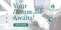 Apply your Dream Job Twitter Post Design