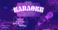 Karaoke Party Nights Facebook Ad Design