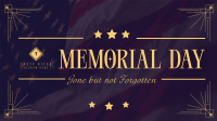 Elegant Memorial Day Facebook Event Cover Image Preview