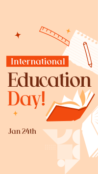 International Education Day Facebook Story Design