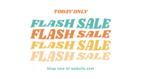 Flash Sale Warp Facebook Event Cover Design