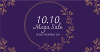 10.10 Floral Sale Facebook ad Image Preview