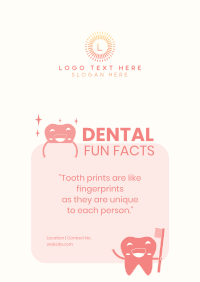 Dental Facts Poster Image Preview