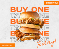 Burger Day Promo Facebook post Image Preview