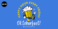 Happy Hour Mascot Twitter post Image Preview