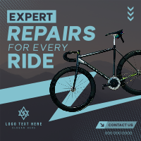 Bicycle Repair Lightning Instagram Post Design