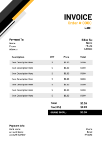 Sideline Construction Invoice Preview