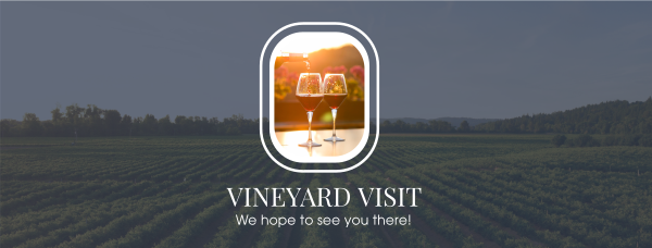 Vineyard Tour Facebook Cover Design Image Preview