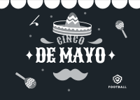 Cinco De Mayo Postcard Design