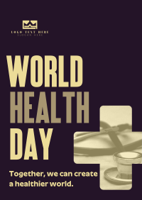 Doctor World Health Day Poster Design