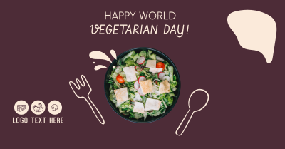 Celebrate World Vegetarian Day Facebook ad