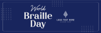 International Braille Day Twitter Header Design
