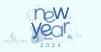 Abstract New Year Facebook ad Image Preview