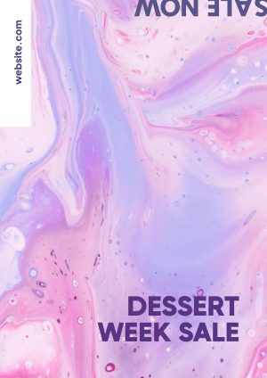 Dessert Week Sale Flyer Image Preview